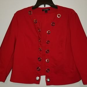 Red dress jacket